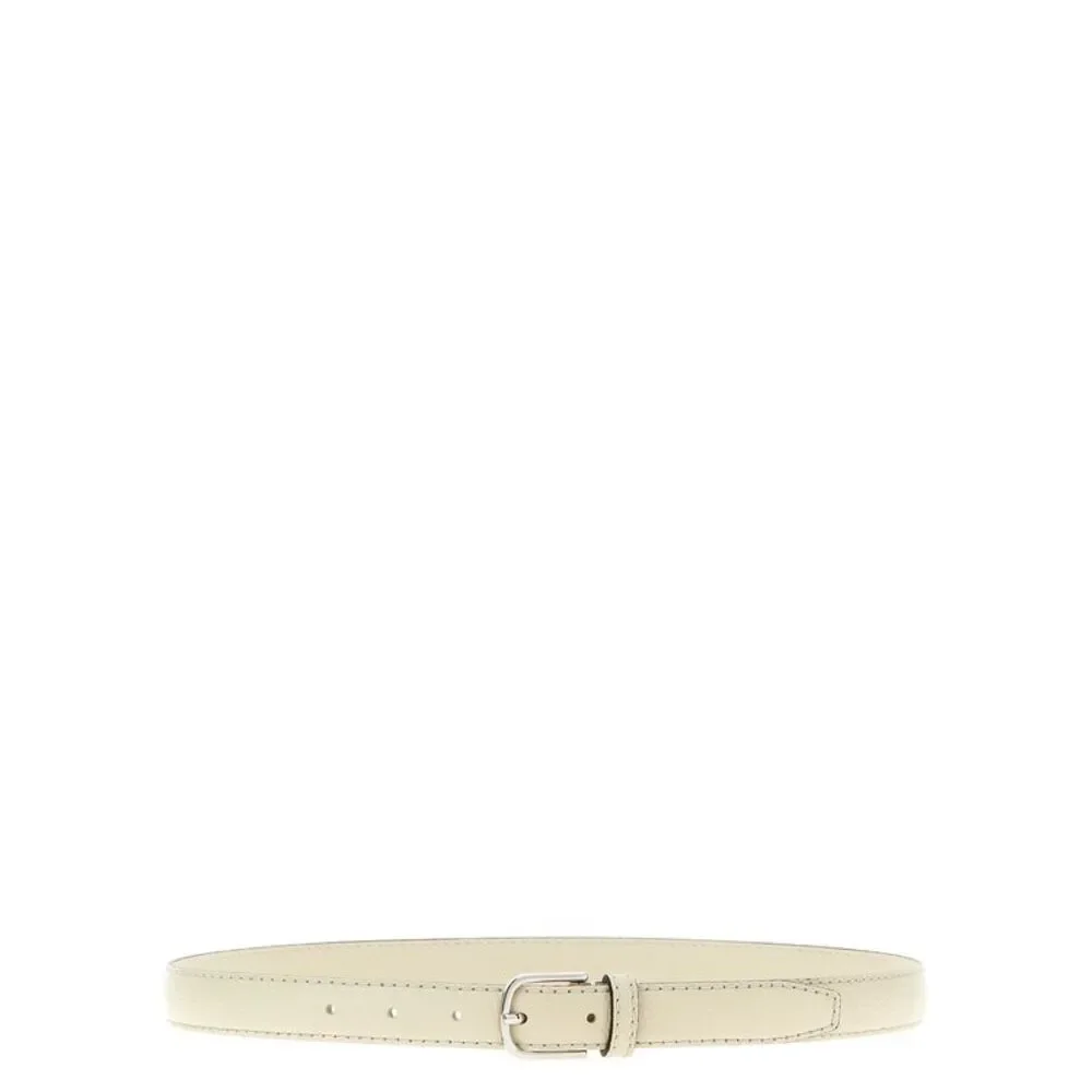 TOTEME White Leather Regular Women's Belt